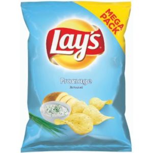 Čipsi Lays ar krējumu un zaļo lociņu garšu 215g