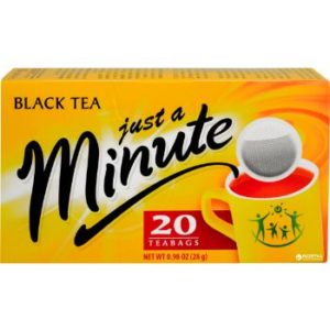 Tēja Just a Minute melnā 20gb 28g