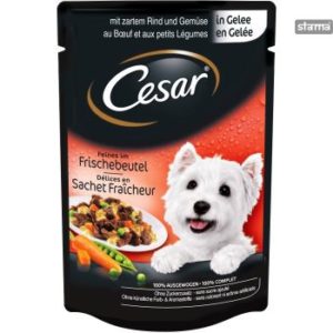 Barība suņiem Cesar maigs lielops ar dārzeņiem 100g