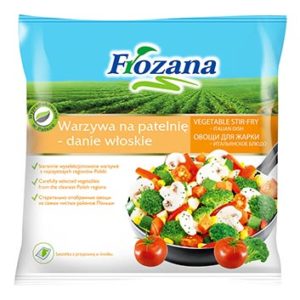 Dārzeņu maisījums Frozana STIR-FRY Itāļu gaumē 400g