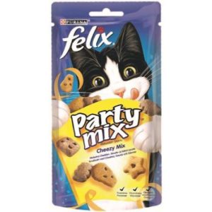 Barība kaķiem Felix Party Cheezy Mix 60g
