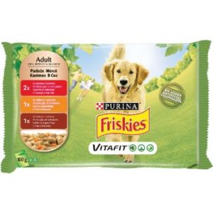 Barība suņiem Friskies Adult konservs liell/vista/jērs 400g