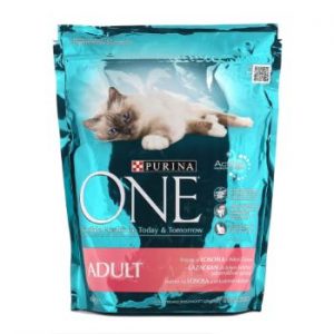 Barība kaķiem Purina One lasis