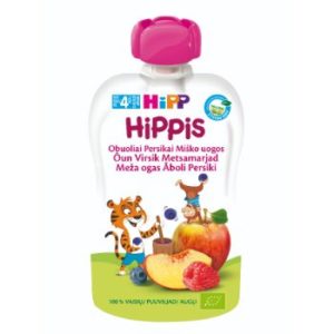 Pārtika bērniem meža ogas ar āb. un pers. BIO Hipp 100g