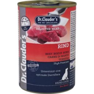 Barība suņiem ar jaunlopa gaļu konservs 400g