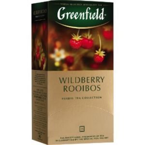 Tēja Greenfield zaļā Wildberry Rooibos 25gbx1.5g