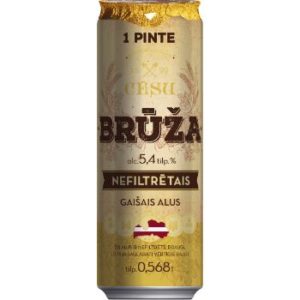 Alus Cēsu Brūža Nefiltrētais 5.4% 0.568l can