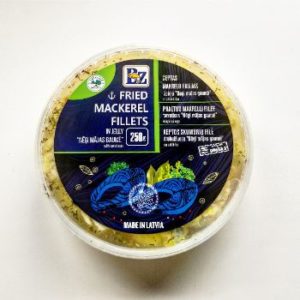 Skumbrijas fileja.cepta žel.mājas g.250g/112g