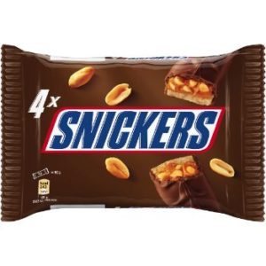 Šokolādes batons Snickers 4 paka 200g