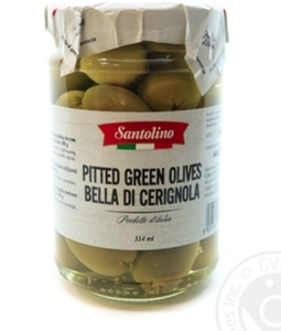 Olīvas santolino zaļās 314ml