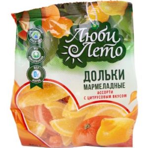 Marmelāde citrusaugļu  daiviņas 300g