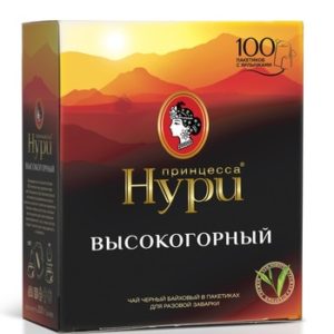 Tēja Princess Nuri Augstkalnu melnā 100gbx2g