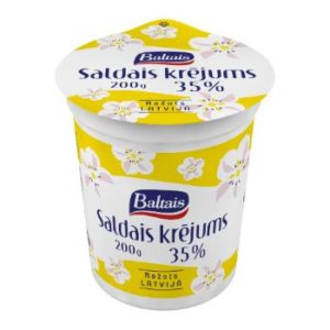 Krējums saldais Tukuma 35% 200g