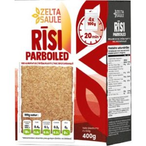 Rīsi Parboiled Zelta Saule 4*100g