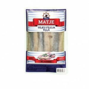 Siļķes fileja Matje eļļā Jūra 400g/300g