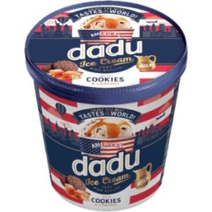 Saldējums Dadu ar karameli un cepumiem 400ml/245g