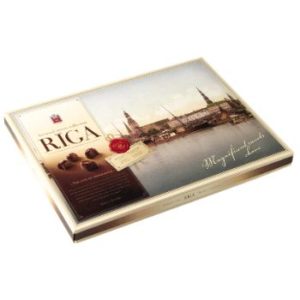 Konf.kārba Rīga asorti šokoladēs 382g
