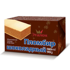 Saldējuma sendvičš šokolādes 180g/90g