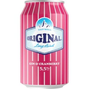 Alk.kokt. Hartwall original  cranberry 5.5% 0.33l