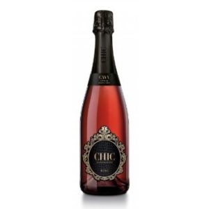Dzirkstošais vīns Chic Barcelona rose semi seco 11.5% 0.75l