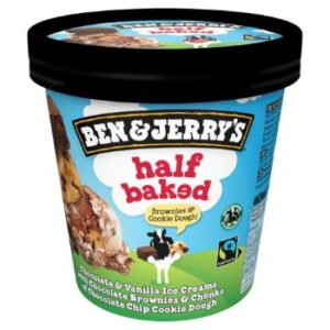 Saldējums B&J Half Baked 465ml/406g