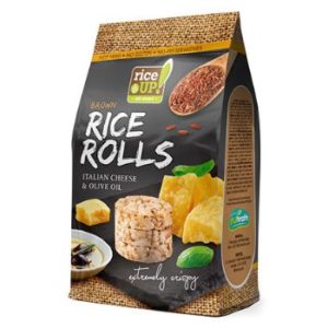 Galetes čipsi brūno rīsu ar Itāļu sieru un olīveļļu 50g