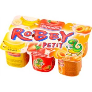 Biezpiens Bērnu Robby ar augļiem 50g