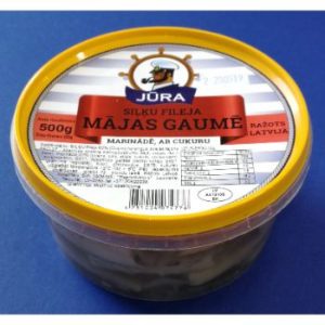 Siļķes fileja marinādē Mājas gaumē Jūra 500g/250g