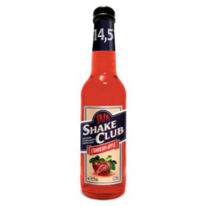 Alk.kokt. Shake Club Strawberry-apple 14.5% 0.275l