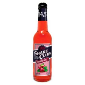 Alk. kokt. Shake Club Cranberry-apple 14.5% 0.275l