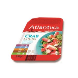 Nūjiņas Surimi ar krabju garšu Atlantika 40% 250g