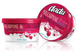 Saldējums Dadu maskarpone ar brūkleņu pild. 800ml/440g