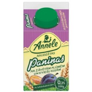 Paniņas raudz.ar žāv.plūmem un kviešiem Annele 500g