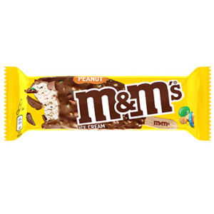 Saldējums M&M's ar zemesriesktiem uz kociņa 82ml/62g