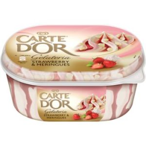 Saldējums Carte Dor Zemeņu ar bezē 900ml