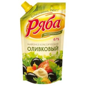 Majonēze Rjaba klasiskā olīvu 200g