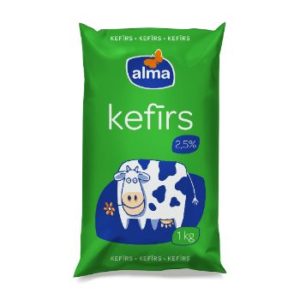 Kefīrs Alma 2.5% 1kg polipaka