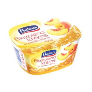 Biezpiena krēms ar persiku džemu 7.1% 160g