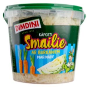 Smailie kāposti marinādē ar burkāniem 0.9kg