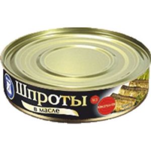 Šprotes eļļā 160g/112g Kaija