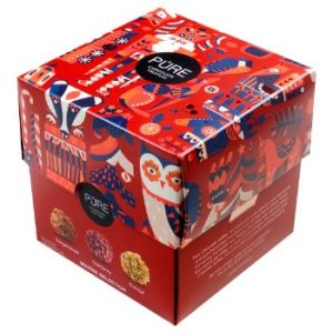 Šok.trifeļu kolekcija Pure Ziemassvētku kubs 15 122g