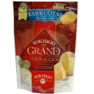 Rīvēts cietais siers Grand 37% 12men 80g