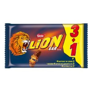 Šokolādes batoniņš Lion multipack 3+1 168g