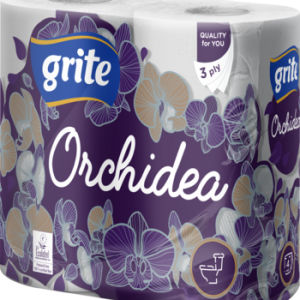 Tualetes papīrs Grite Orchidea 3slāņi 4ruļļi