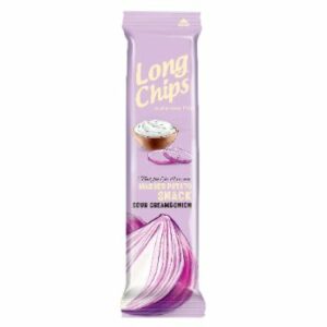 Kartupeļu plāksnes Longchips ar skābā krēj.un sīp. garš.75g