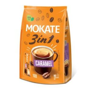 Kafijas dzēriens Mokate 3 in 1 Caramel 170g (17gX10)