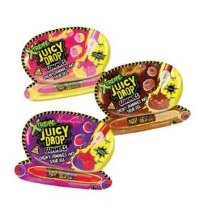 Konfekte košļājama Juicy Drop extreme Bazooka 57g