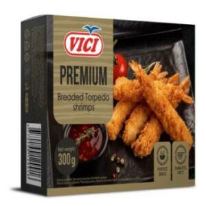Garneles panētas saldētas Torpedo Viči 300g
