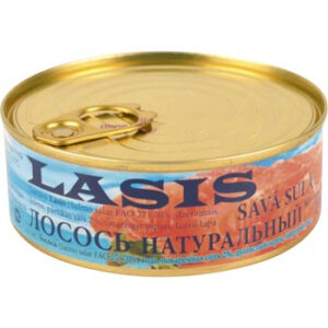 Laša fileja savā sulā ar eļļu 240g/168g