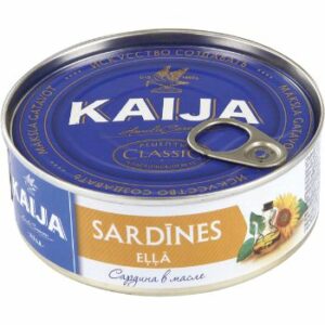 Sardīnes eļļā 240g/144g Kaija